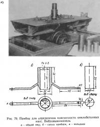 Рис. 79. Прибор для определения пластичности опилобетонных масс