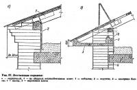 Рис. 87. Венчающие карнизы