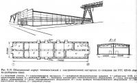 Рис. 9.19. Объединенный корпус тепломонтажной и электромонтажной мастерских со складами