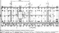 Рнс. 4.5. Подземное хозяйство котельного отделения главного корпуса