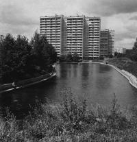 В жилом квартале Москвы