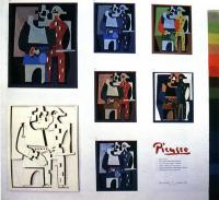 Выявление пластической и пространственной сути работ П. Пикассо и Ф. Леже