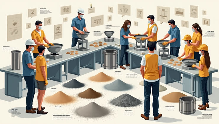 Методы и значение контроля качества заполнителей для бетонных смесей